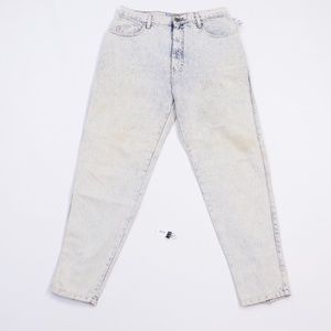 Vtg 90s IOU Streetwear Mens 30x29 Acid Wash Jeans